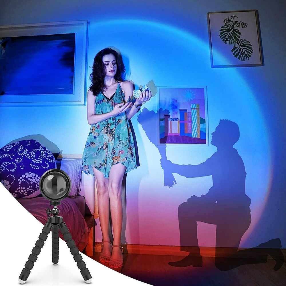 Sunset Lamp Projection, 2nd Generation Sunset Lamp, Sunrise Lamp Projector LED