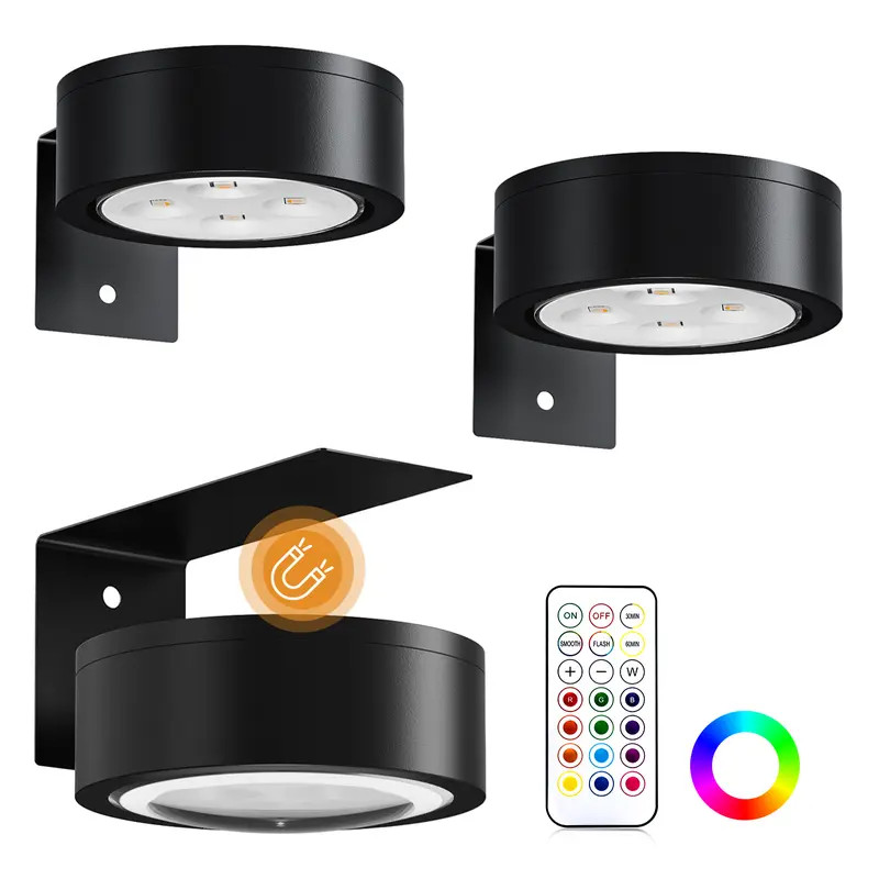 3-Pack Picture Lights for Wall Rechargeable Battery Operated Led Poster Light gallery