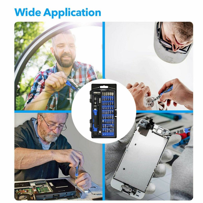 63 in 1 Precision Screwdriver Set Computer Repair Tool Kit Acssart Magnetic Bit gallery