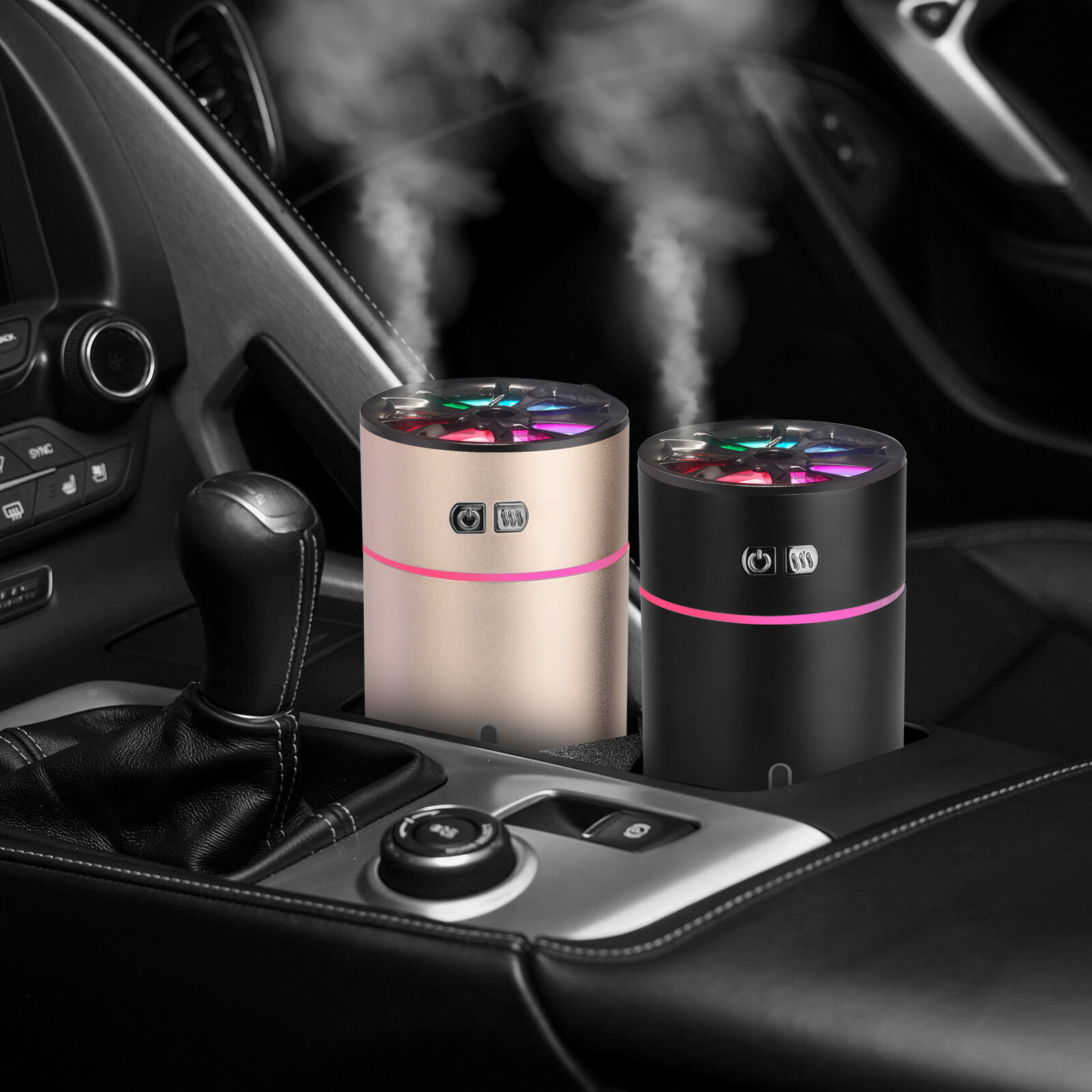 Aroma Humidifier Essential Oil Diffuser Ultrasonic Air LED Aromatherapy Car Home gallery