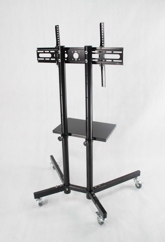 TV Screen Stand Height Adjustable TV Screen Rack Tradeshow TV Screen Display gallery