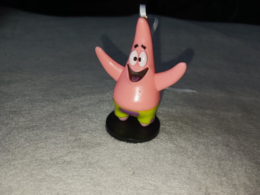 Nickelodeon Spongebob Patrick Star Christmas Tree Ornament Holiday Cartoon 90s