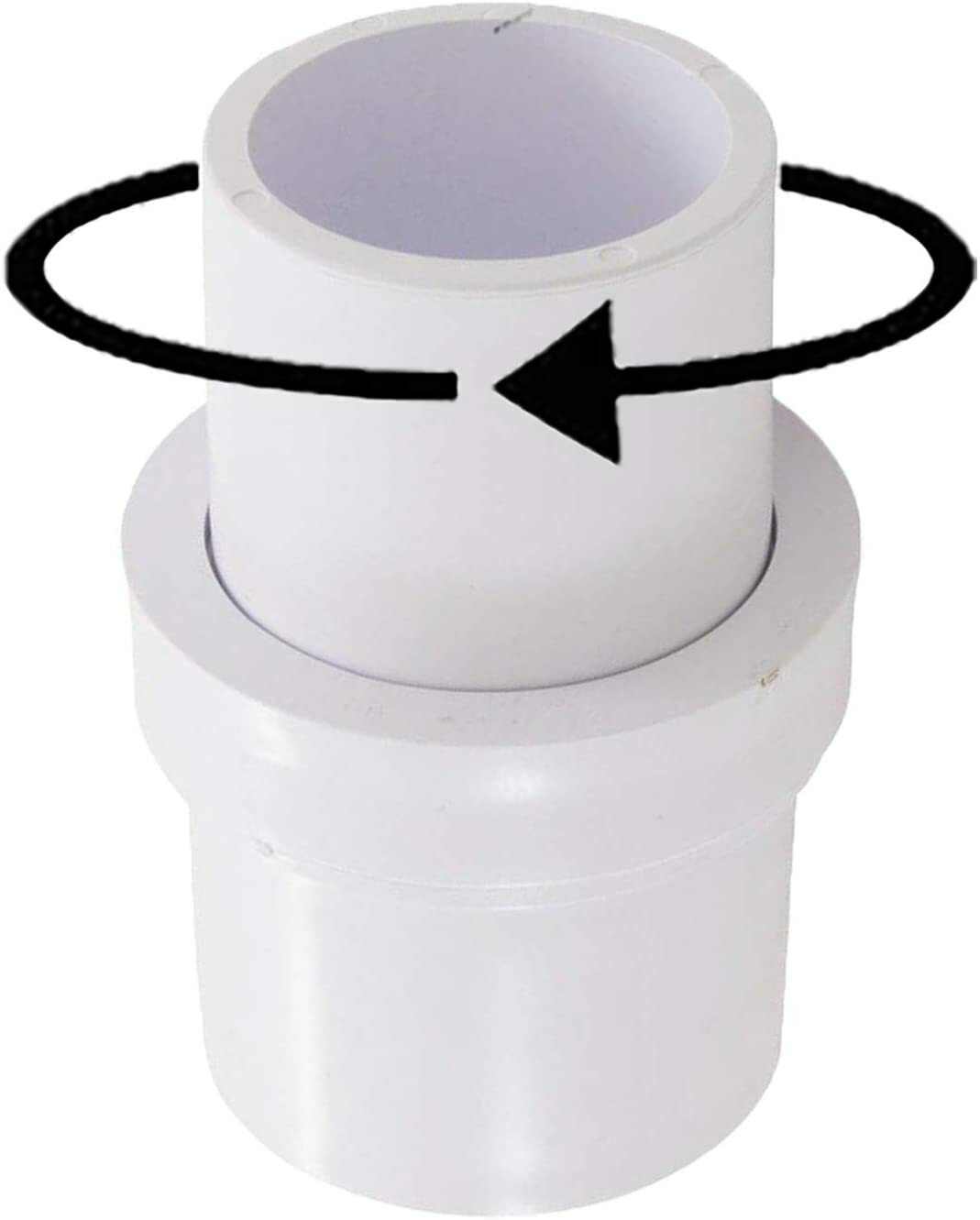 1 1/2" Pool Hose Swivel Connector Adapter for Manual Pool Vacuum Head gallery