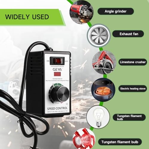 100V-120V 15A AC Motor Speed Controller with Overload Protection, Variable gallery