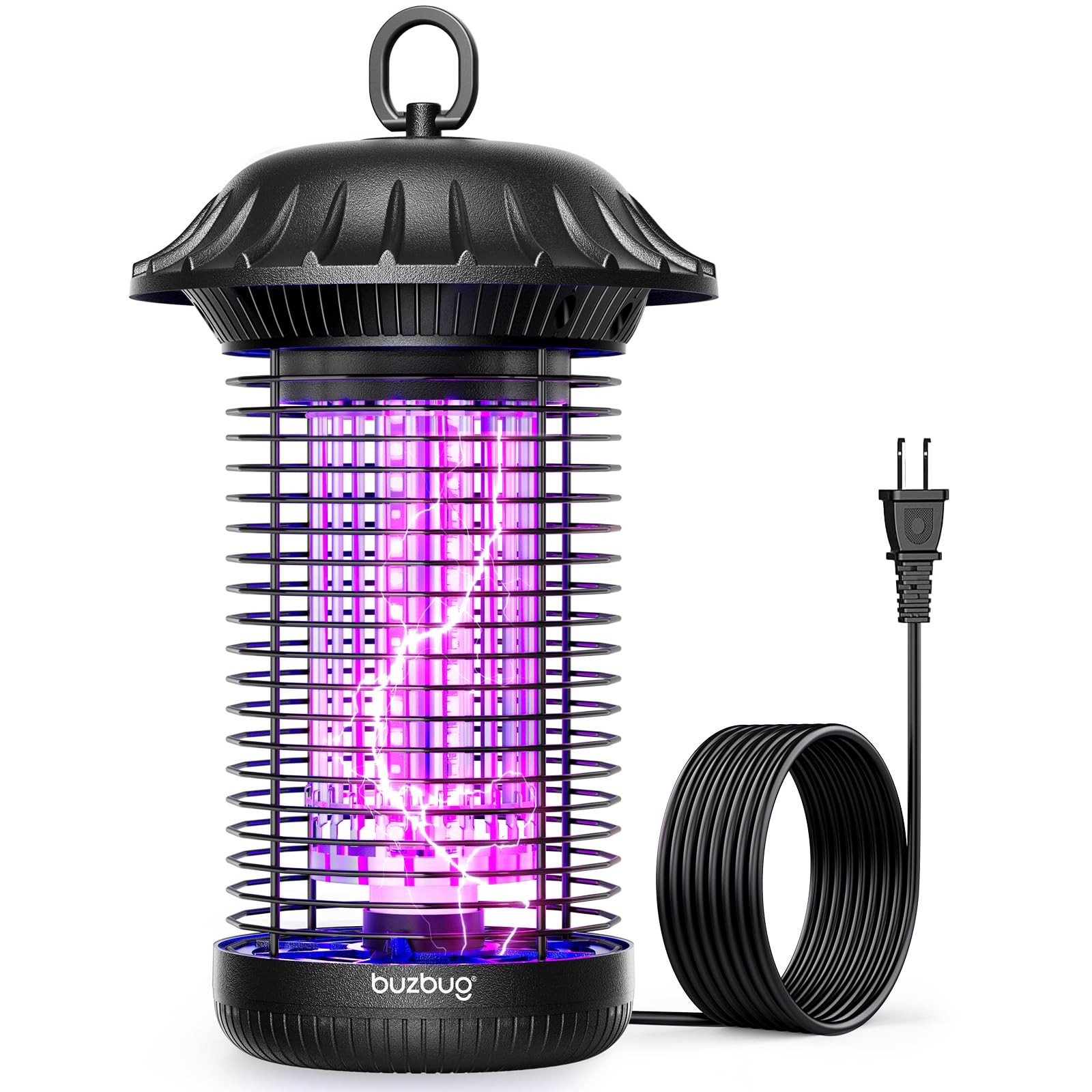 Buzbug LED Bug Zapper Indoor Outdoor, Up to 50000 Hrs Lifespan New Black gallery