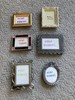 Assortment Of 6 Mini Picture Frames - 5 Rectangular & 1 Oval - All Pre owned gallery