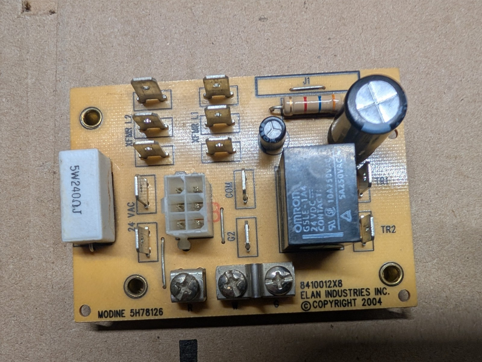 Modine 5H78126-1 , 5H78126 Heater Circuit Board with Time Delay Relay HD30 HD75 gallery