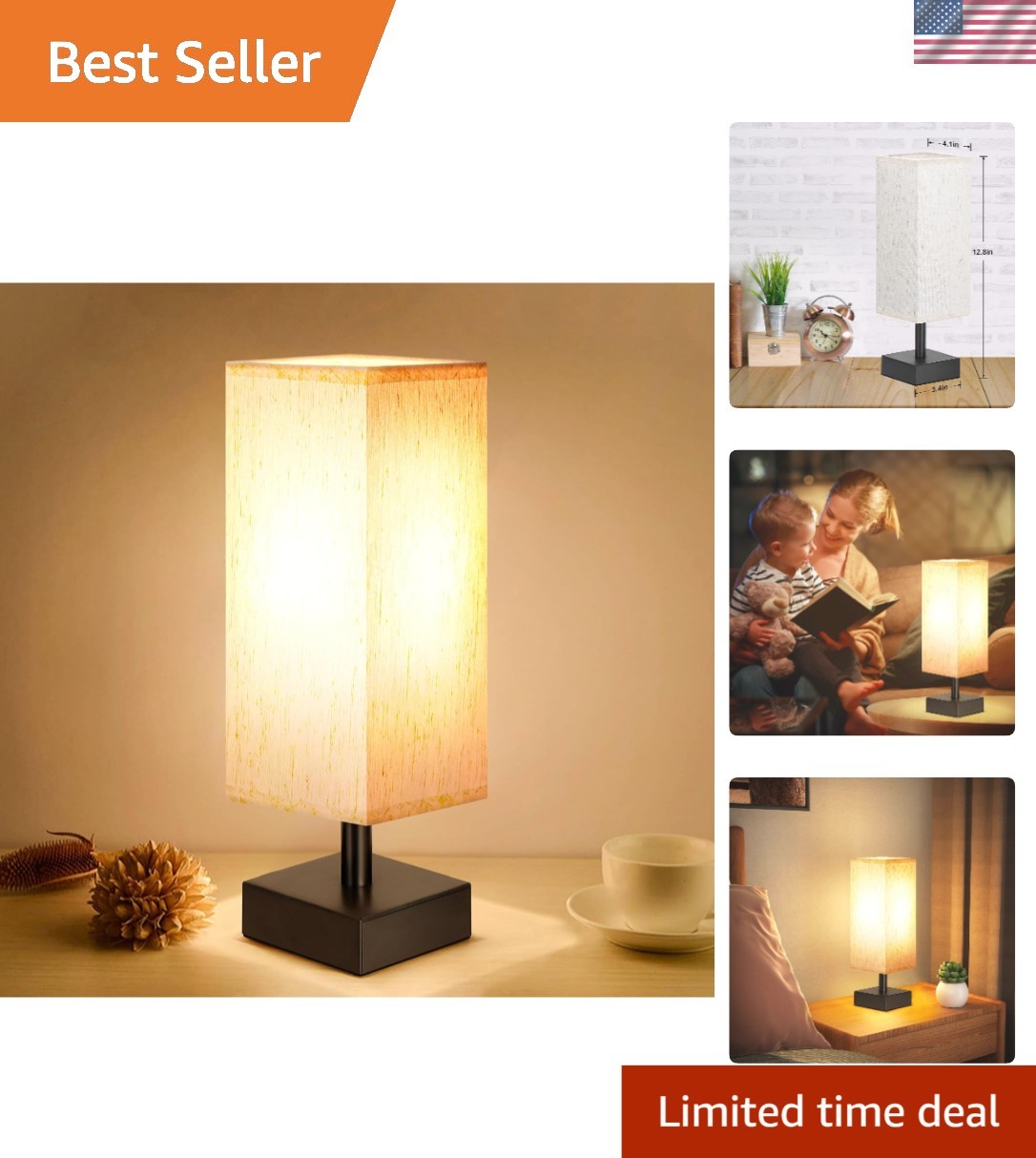 Versatile Small Desk Lamp - Minimalist Design for Bedroom, Living Room, Office gallery