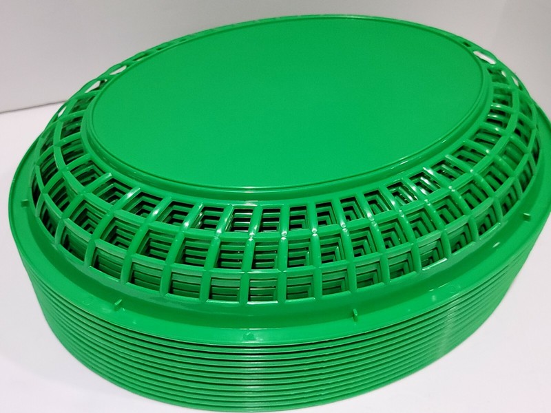 12Pack Plastic Picnic Style Serving Trays Reusable Subway Fast Food Baskets gallery