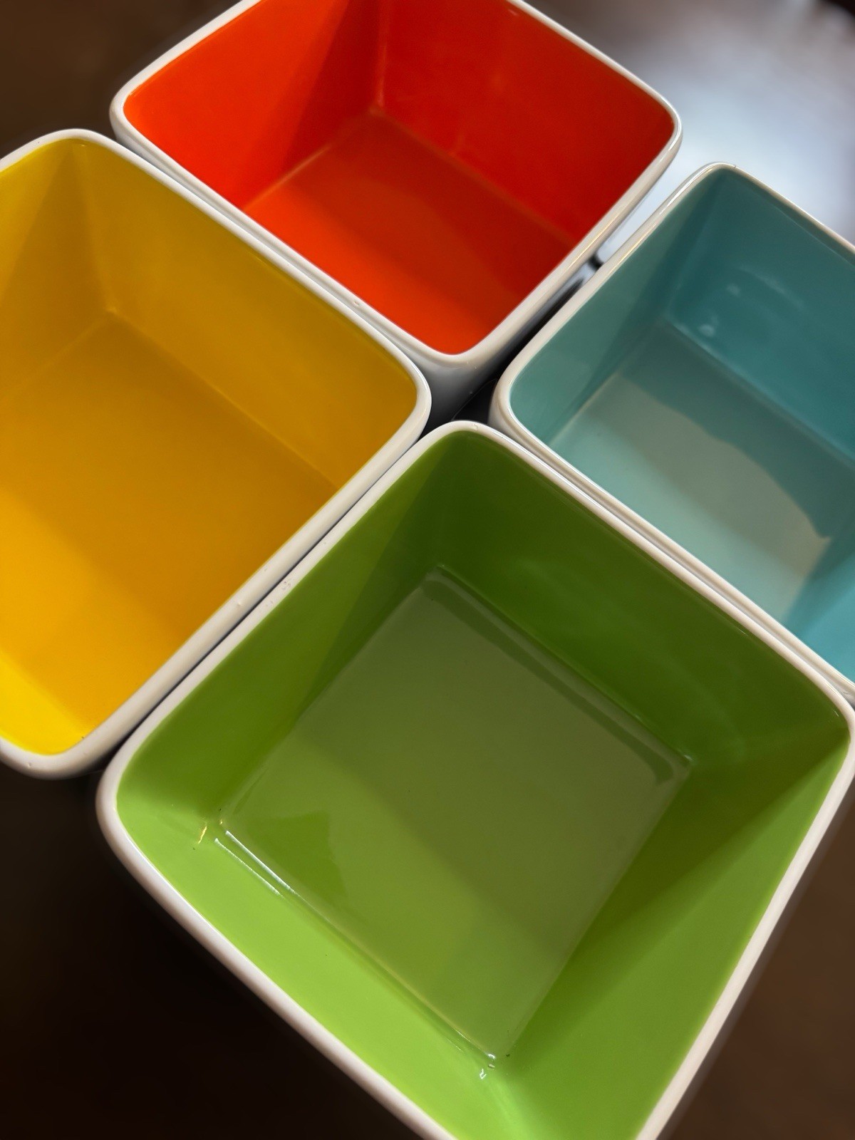 Summertime 5 Piece Serving Set By Overandback Ceramic Bowls Colorful gallery