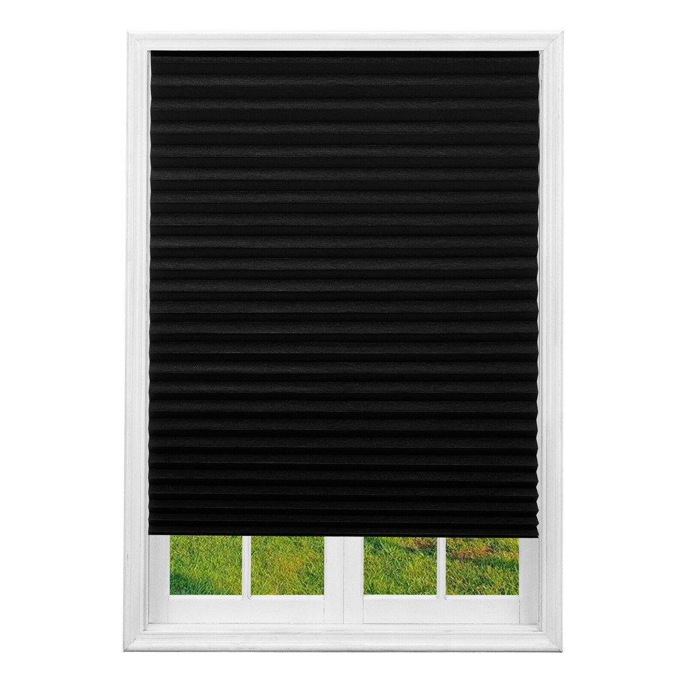 Temporary Window Shades Blinds Cordless Self Adhesive Pleated Paper Blinds Doors
