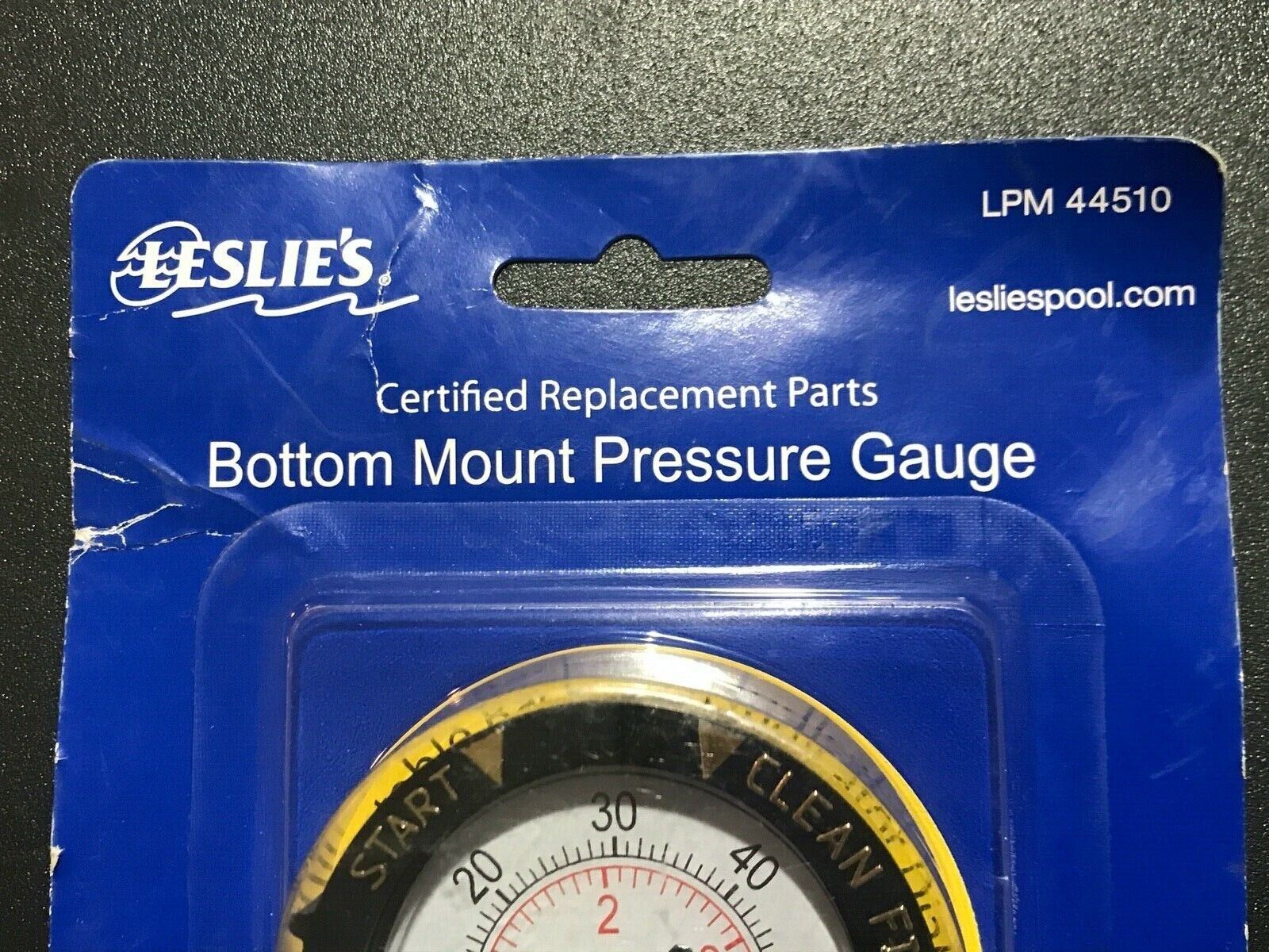 Leslie's LPM 44510 Bottom Mount Pressure Gauge 1/4" Thread -New gallery