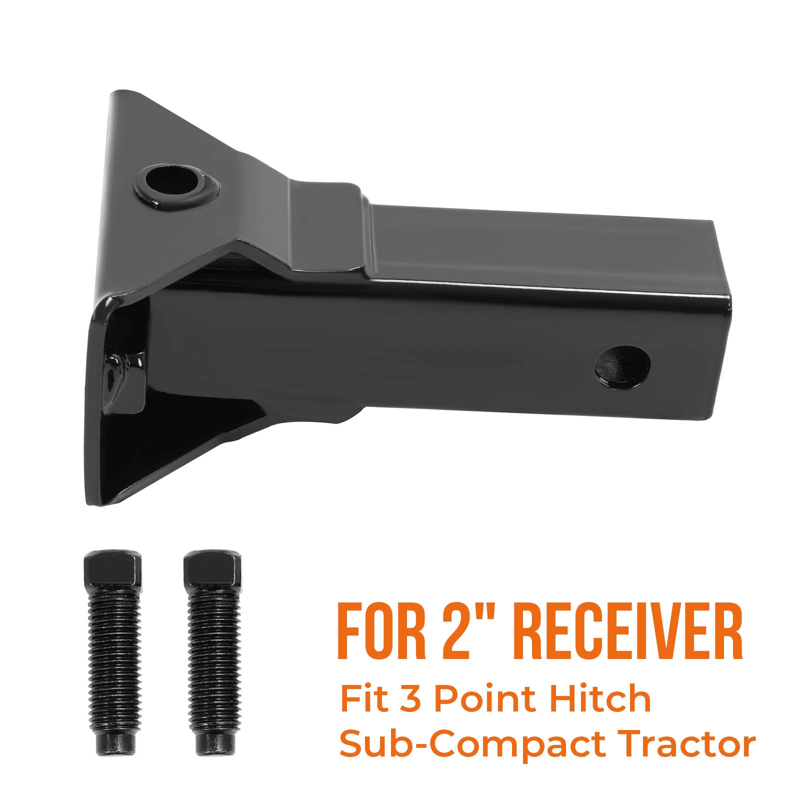 Sleeve Hitch Adapter Steel For 3 point hitch sub-compact Tractor 2" Receiver gallery