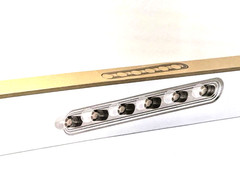 Project Source 36″- 6-Light Vanity Bar Brushed Nickel Finish Traditional New.