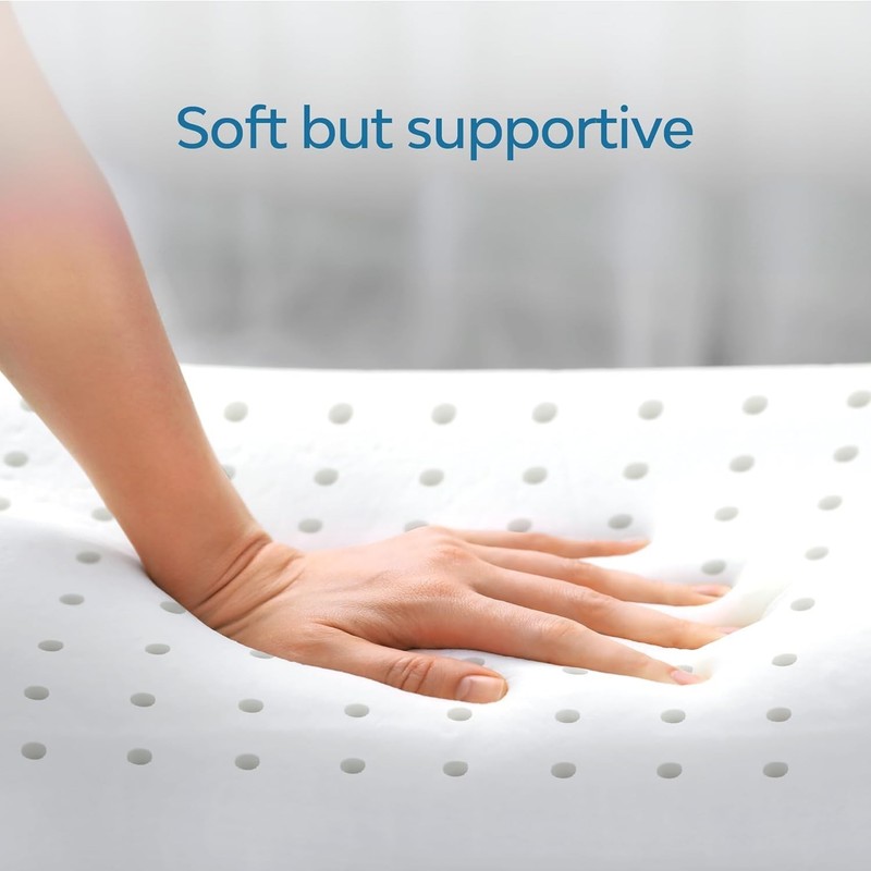 Water Pillow with Memory Foam — Adjustable Waterbase; One-Piece Foam; Clinica... gallery