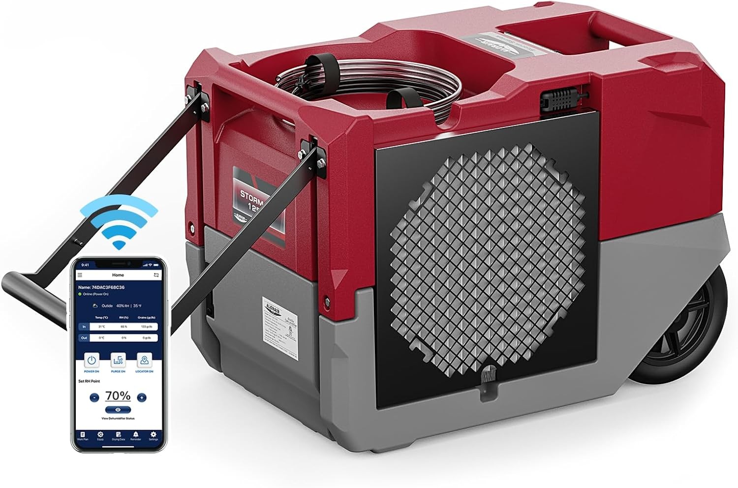 ALORAIR Storm SLGR 1250X 264PPD Commercial Dehumidifier 3000 sq ft w/Pump & Wifi gallery