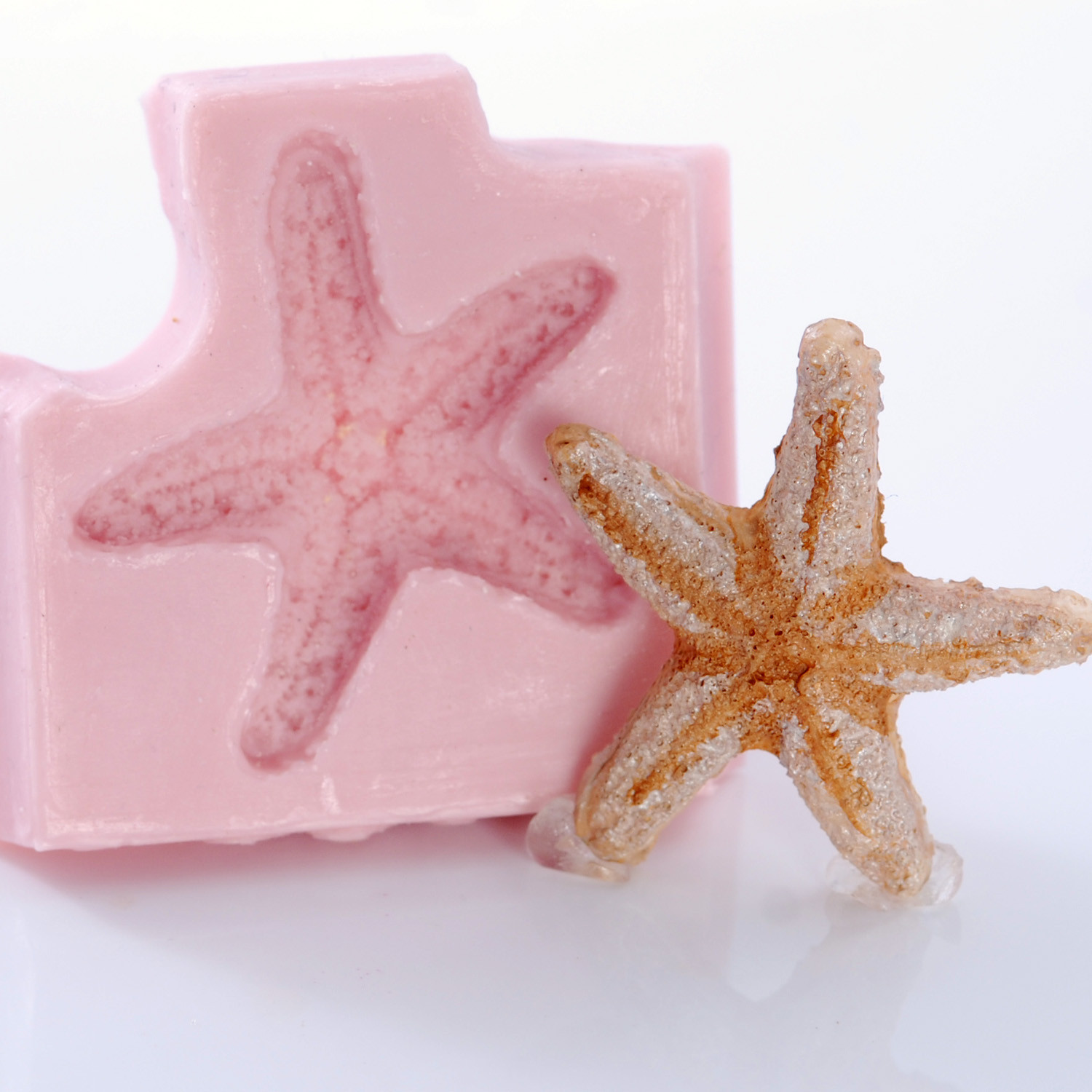 Seashell Starfish Silicone Mold use with Fondant Chocolate Polymer Clay (837) gallery