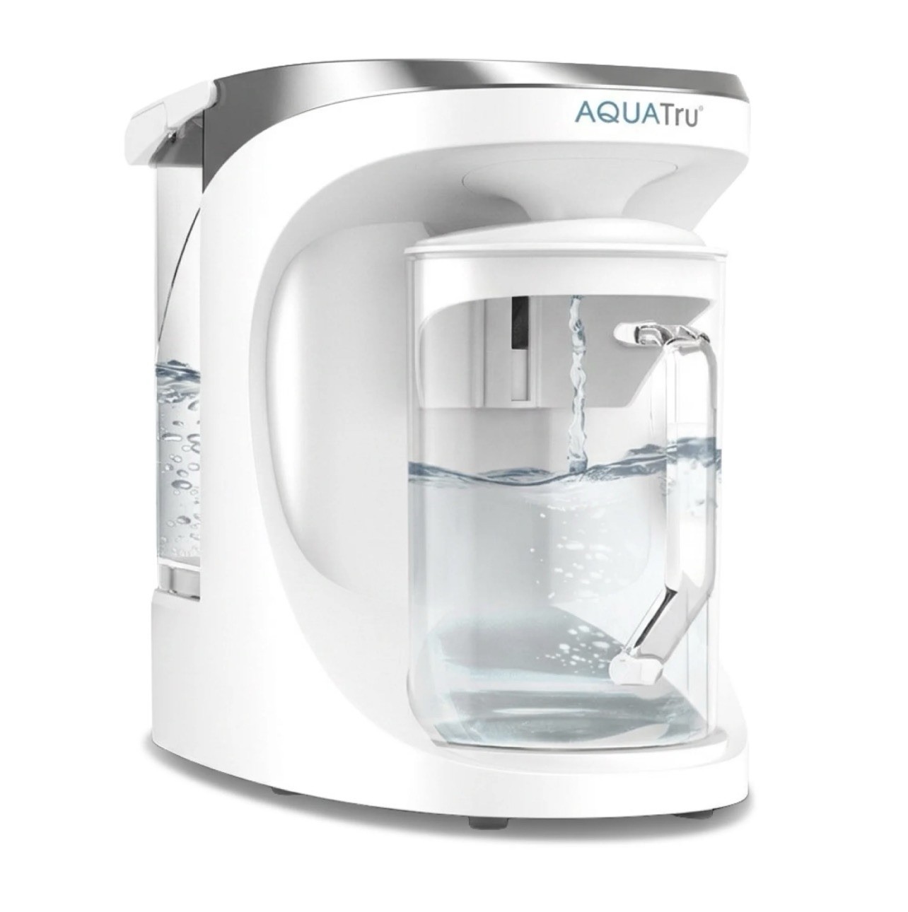AquaTru Countertop Water Filter Purifier White/Gray Aqua Optima Evolve gallery