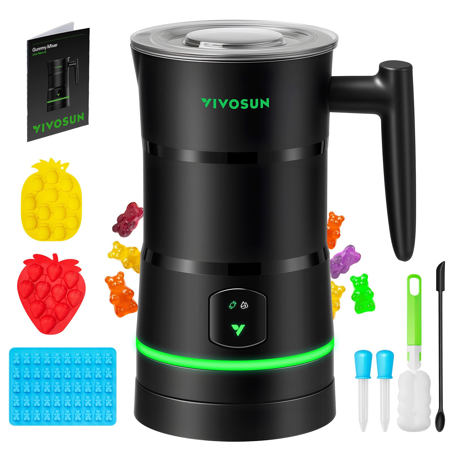 VIVOSUN 400W Gummy Candy Maker DIY Hands-Free Gummy Making w/ Silicone Molds gallery