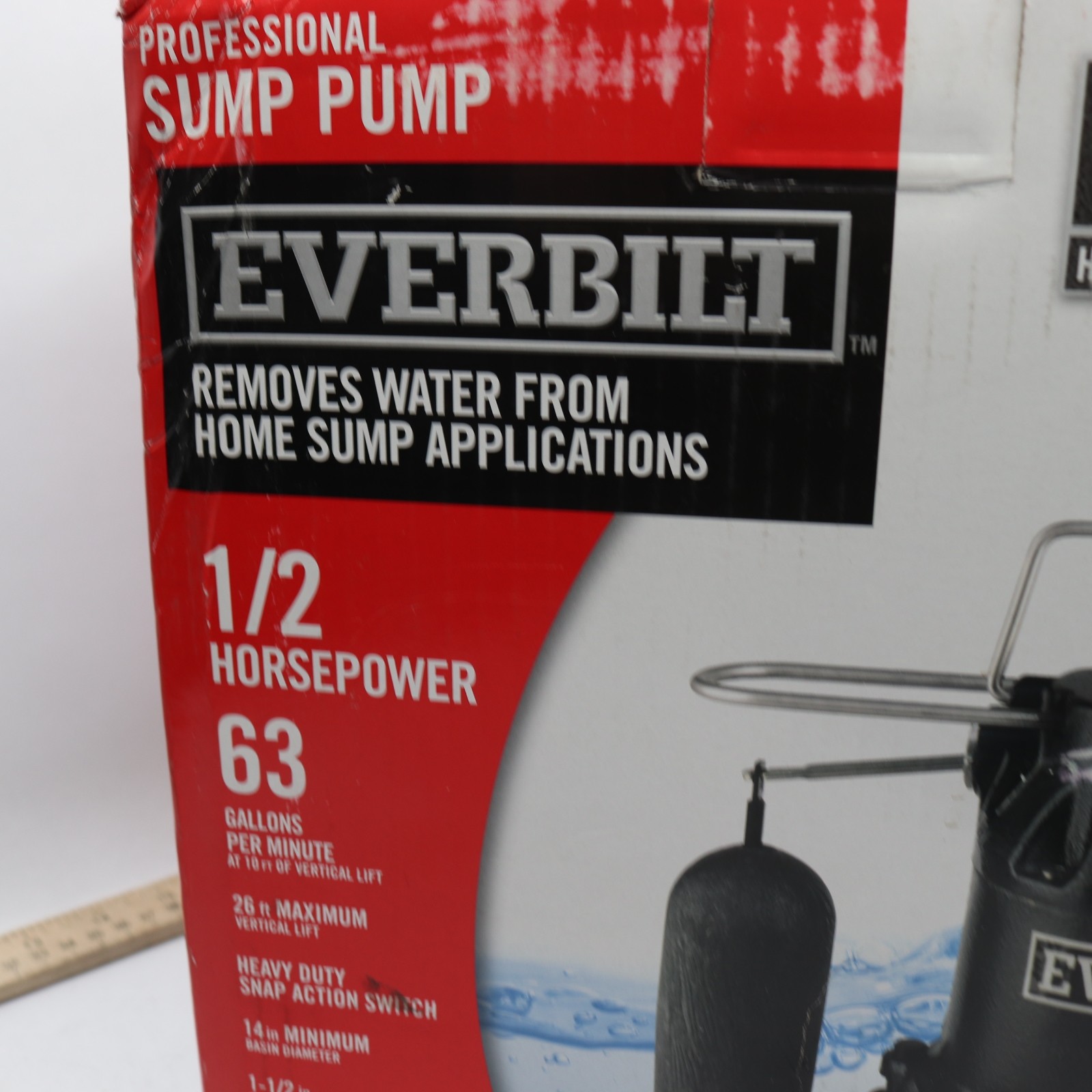 Everbilt 1/2 HP Cast Iron Sump Pump gallery