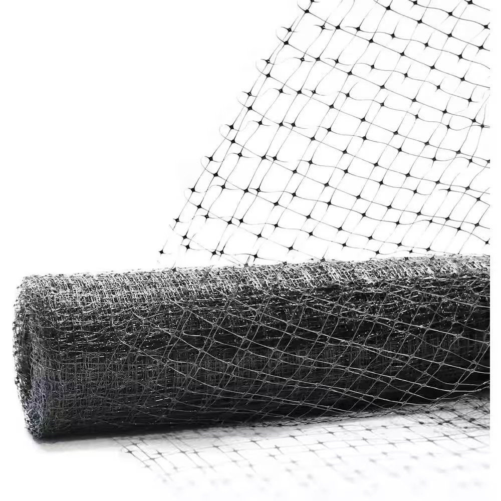 7 Ft. X 100 Ft. X 3/4 In. Black Plastic Bird Netting for Vegetable, Tree and Fru gallery