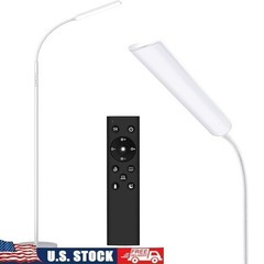LED Floor Lamp Adjustable Brightness Remote Control Eye Protection Reading New