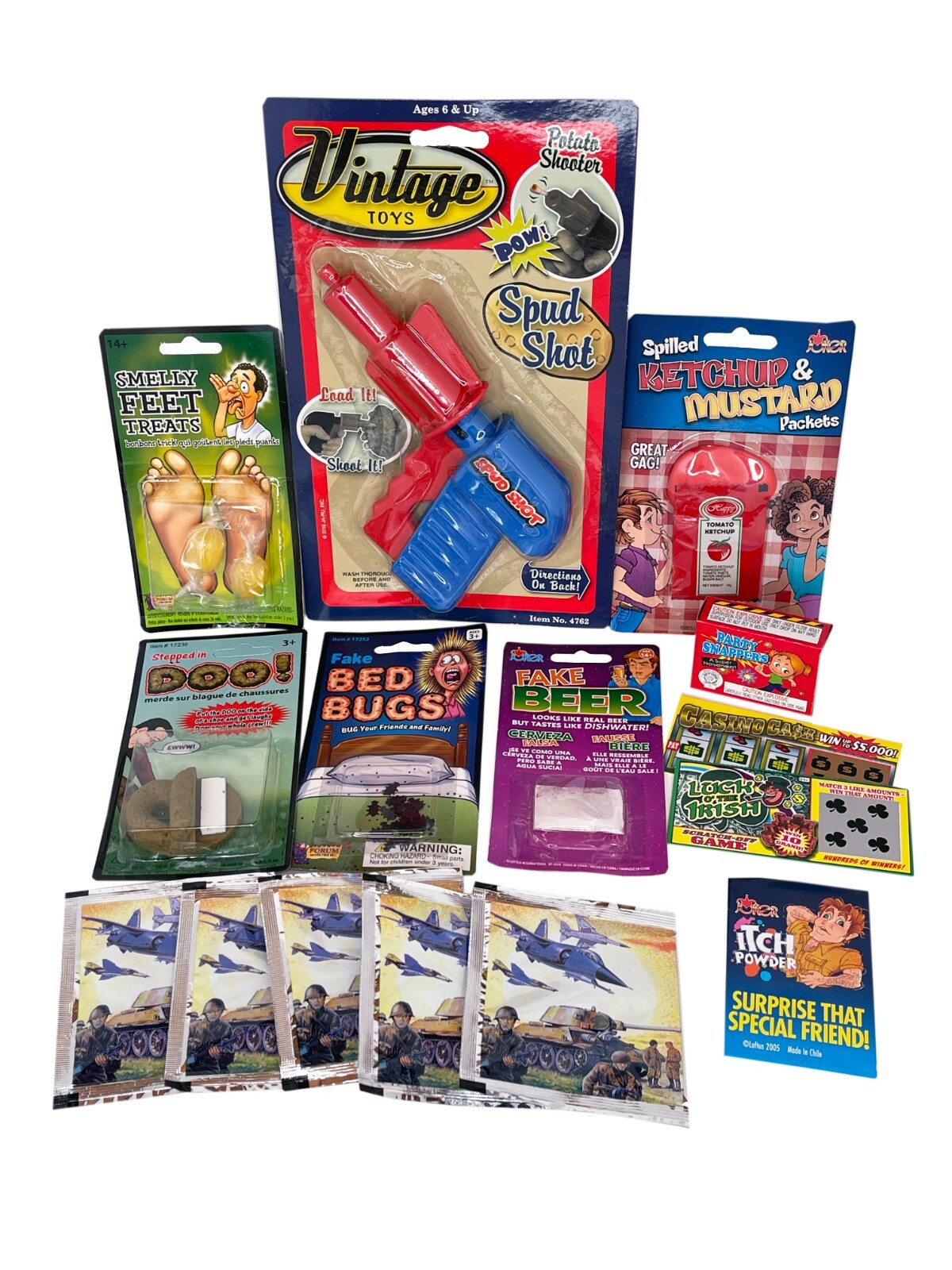 STARTER PRANK KIT 4 - Child Beginner Hand Buzzer Whoopee Cushion Fun Joke Gag gallery