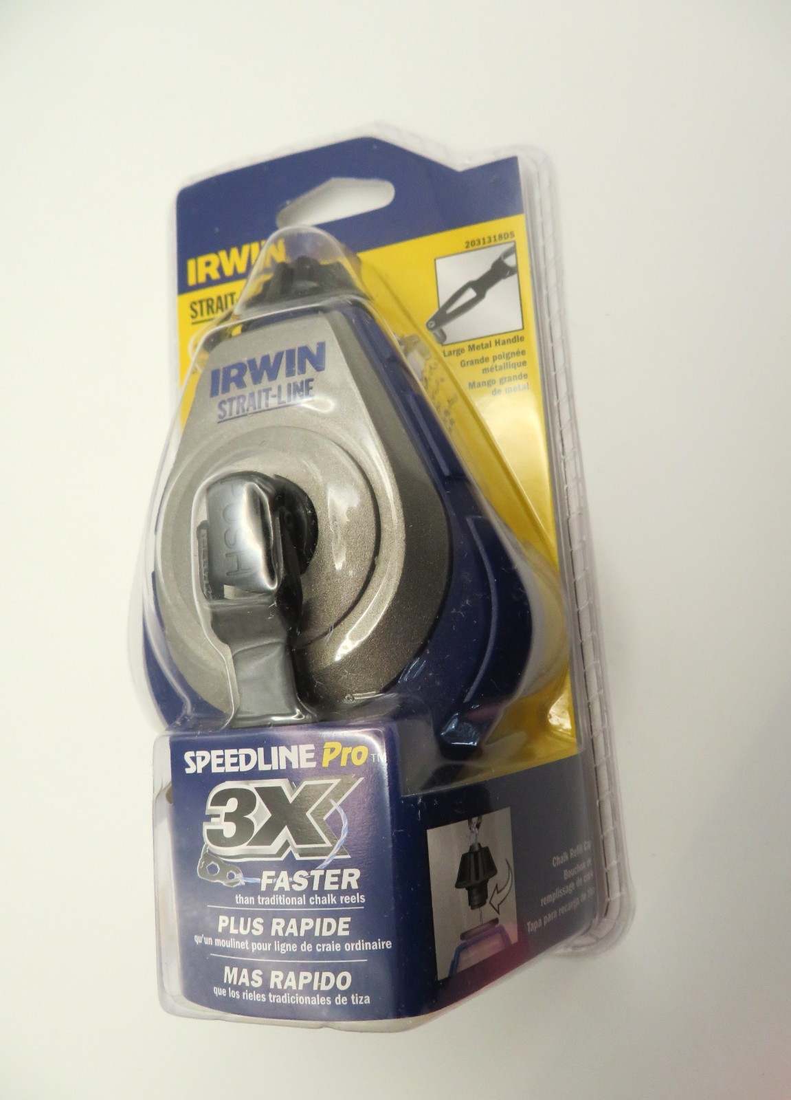 Irwin Strait-Line Speedline Pro 3X Chalk Reel, 100' gallery