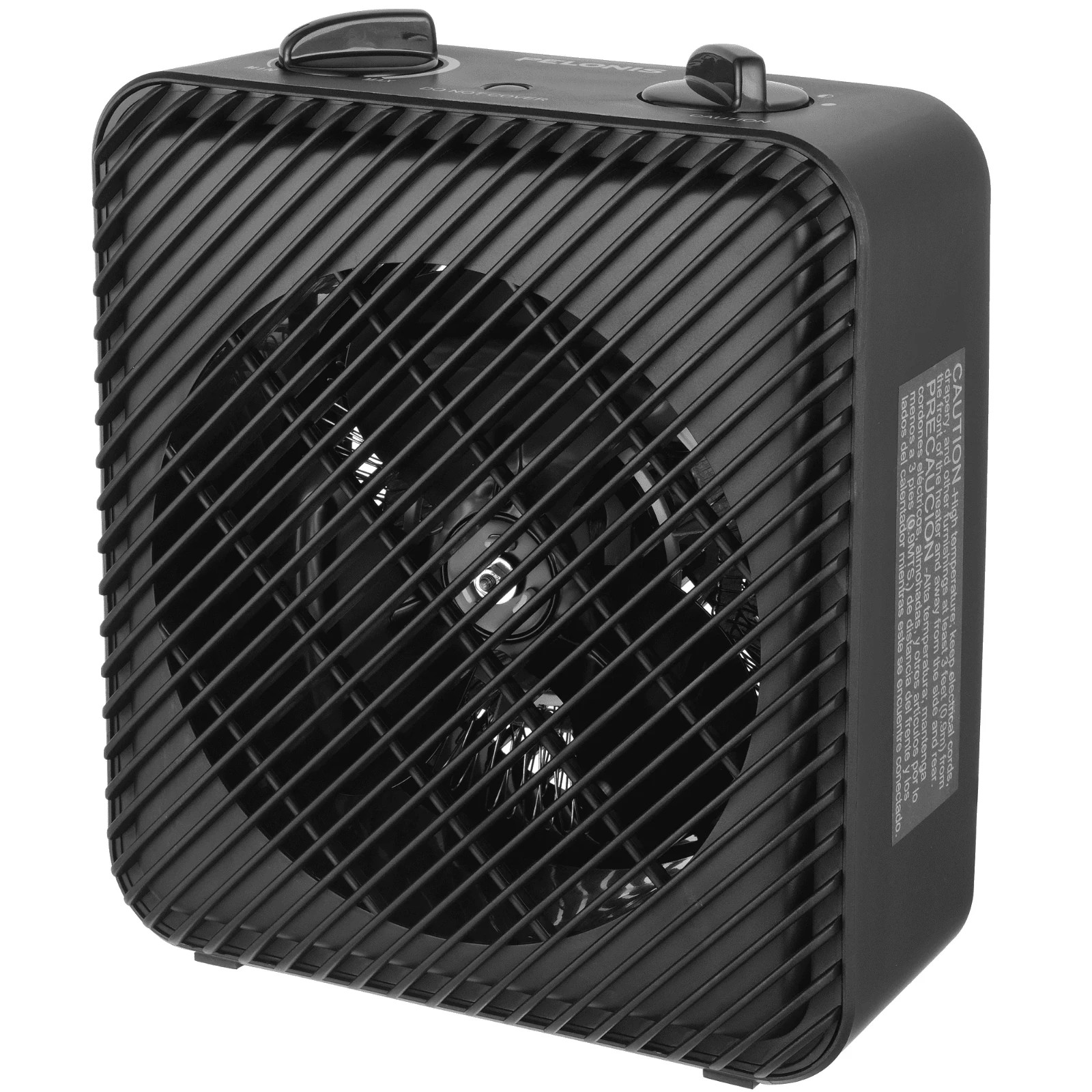 Pelonis 1500W 3-Speed Electric Fan-Forced Space Heater Black PSH08F1ABB OPEN BOX gallery