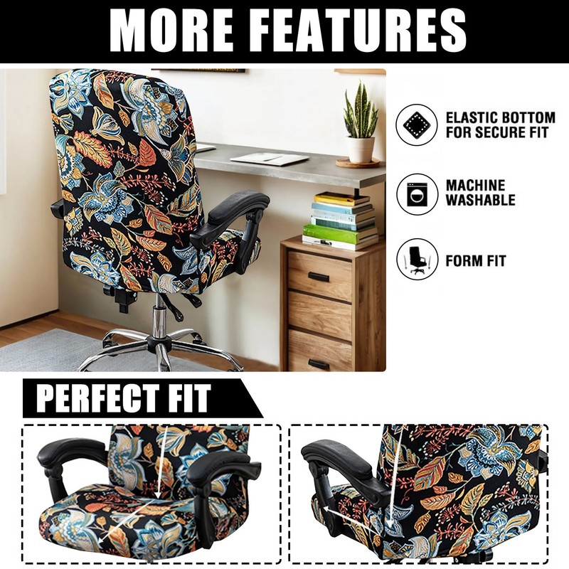 Universal suitable for stretch printing computer office chair cover protection gallery