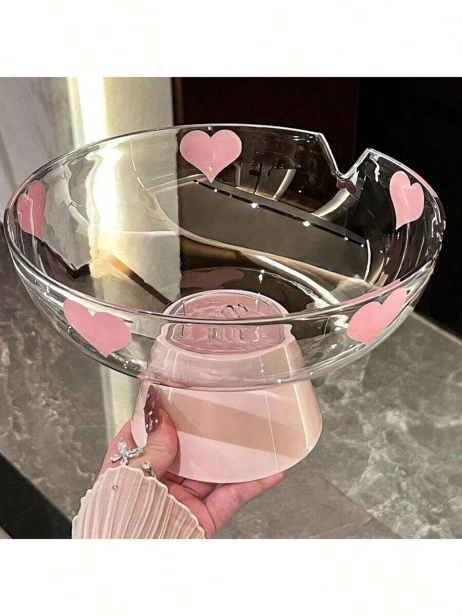 NEW Luxury Style Plastic Fruit Bowl With Lid, High-End Snack Dish, Creative High gallery