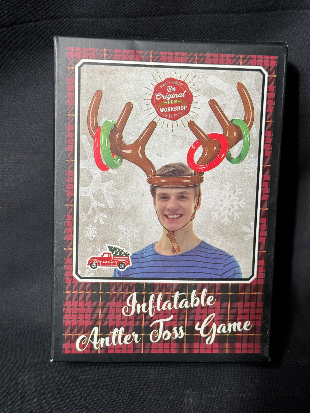 Inflatable Antler Toss Game Christmas Fun Silly All Ages 2+ Players gallery