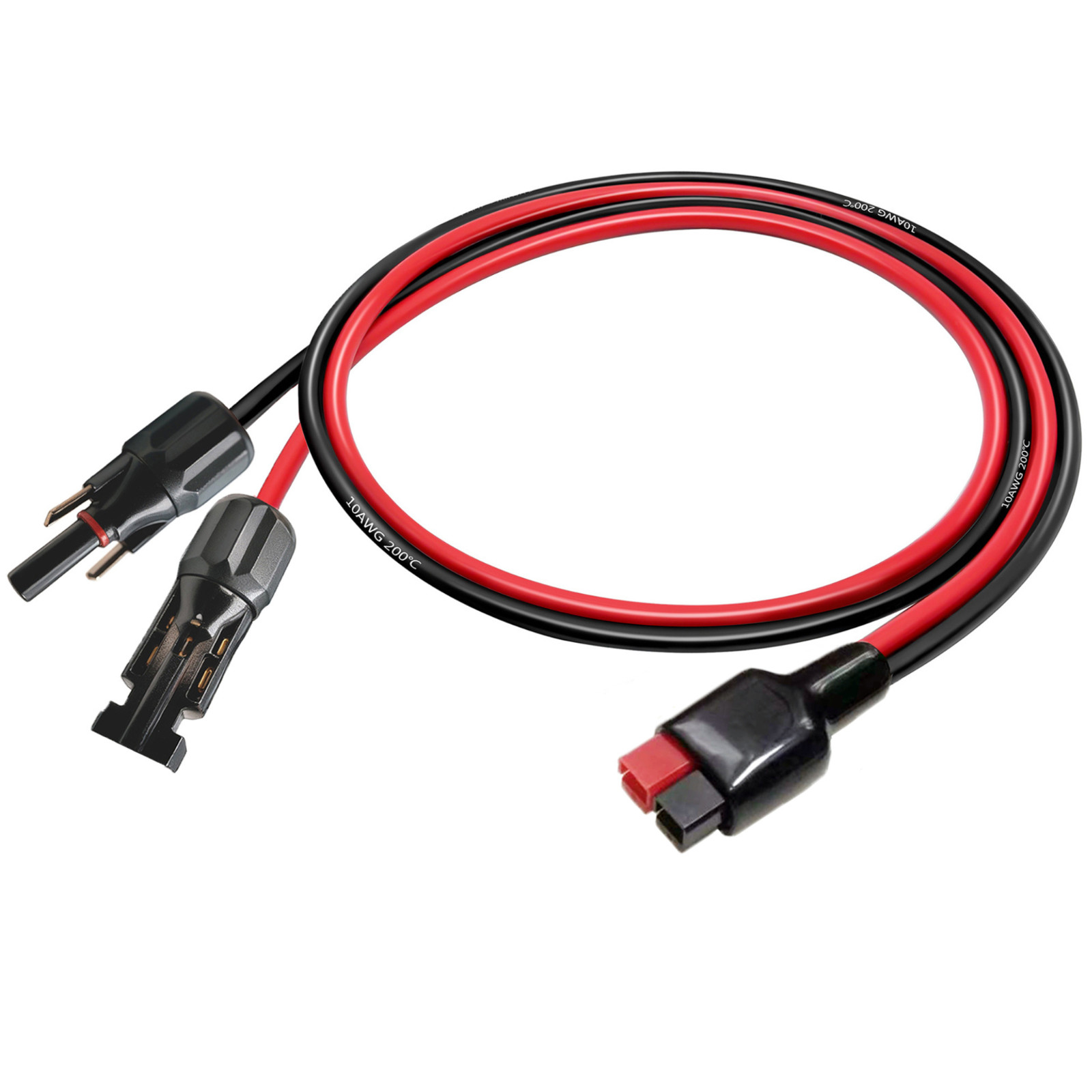 10AWG Solar Extension Cable fits Anderson Powerpole 45A to Solar Connector gallery
