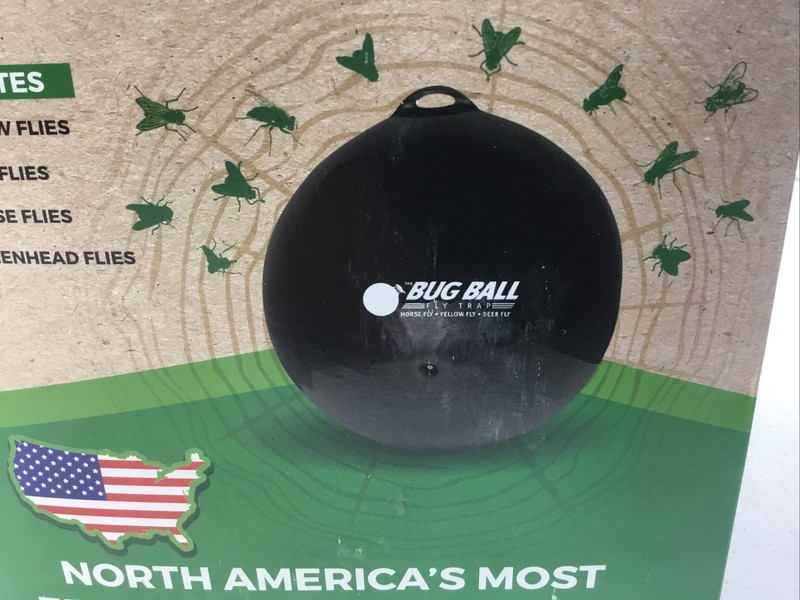 Bug Ball Fly Trap 1 Starter Kit Yellow Horse Deer Greenhead ECO Flies Cather gallery