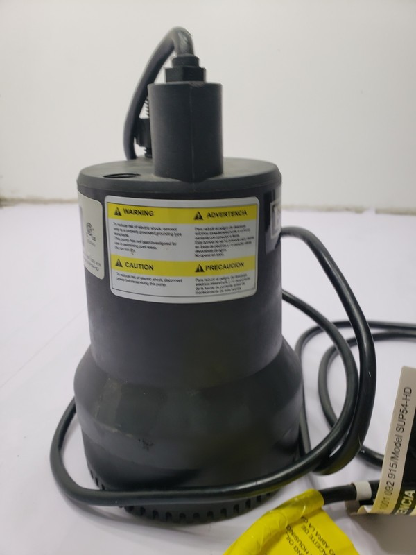 Everbilt 1/6 HP Plastic Utility Pump Model SUP54-HD 115V 60Hz 2.9 Amps Tested gallery