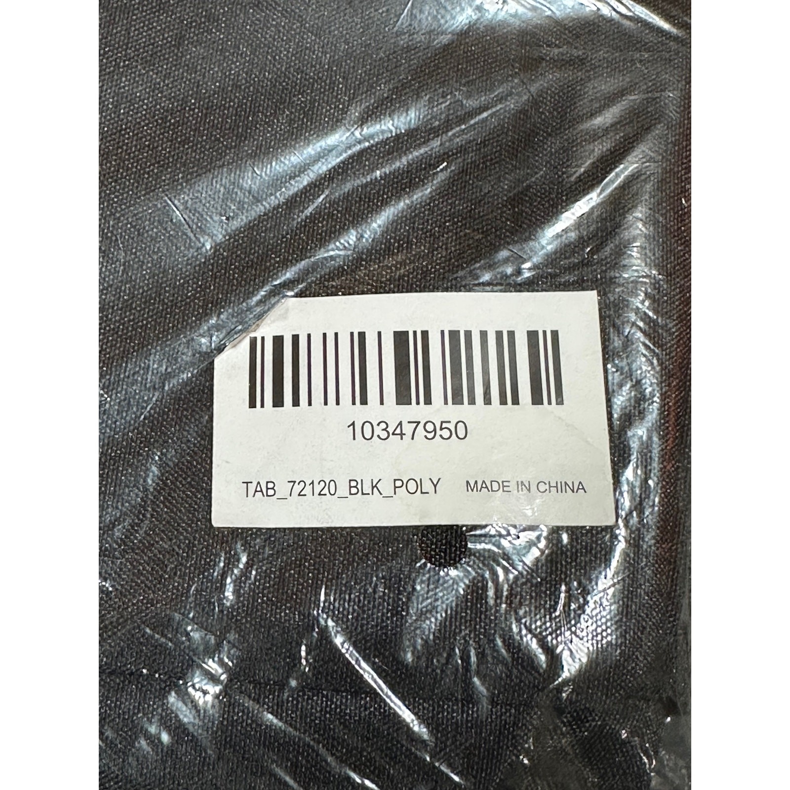 NWT - 2 Large Black Polyester Tableclothes - 90 x 132 & 72 x120 gallery