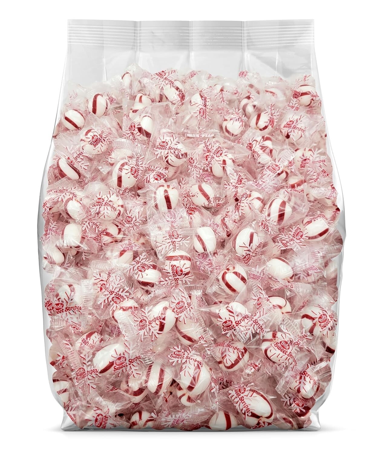 Bob's Sweet Stripes, Individually Wrapped, Soft Peppermint Bulk Candy (4 Pounds) gallery