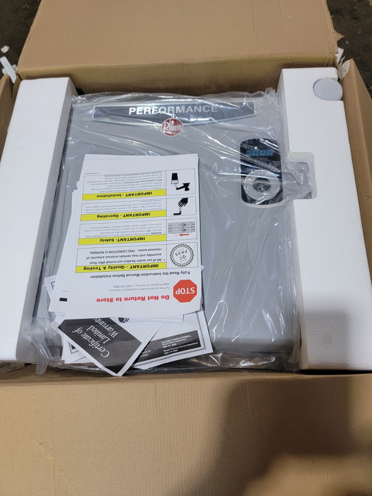 Rheem Performance 36 kW 7.03 GPM 240-Volt Electric Tankless Water Heater gallery