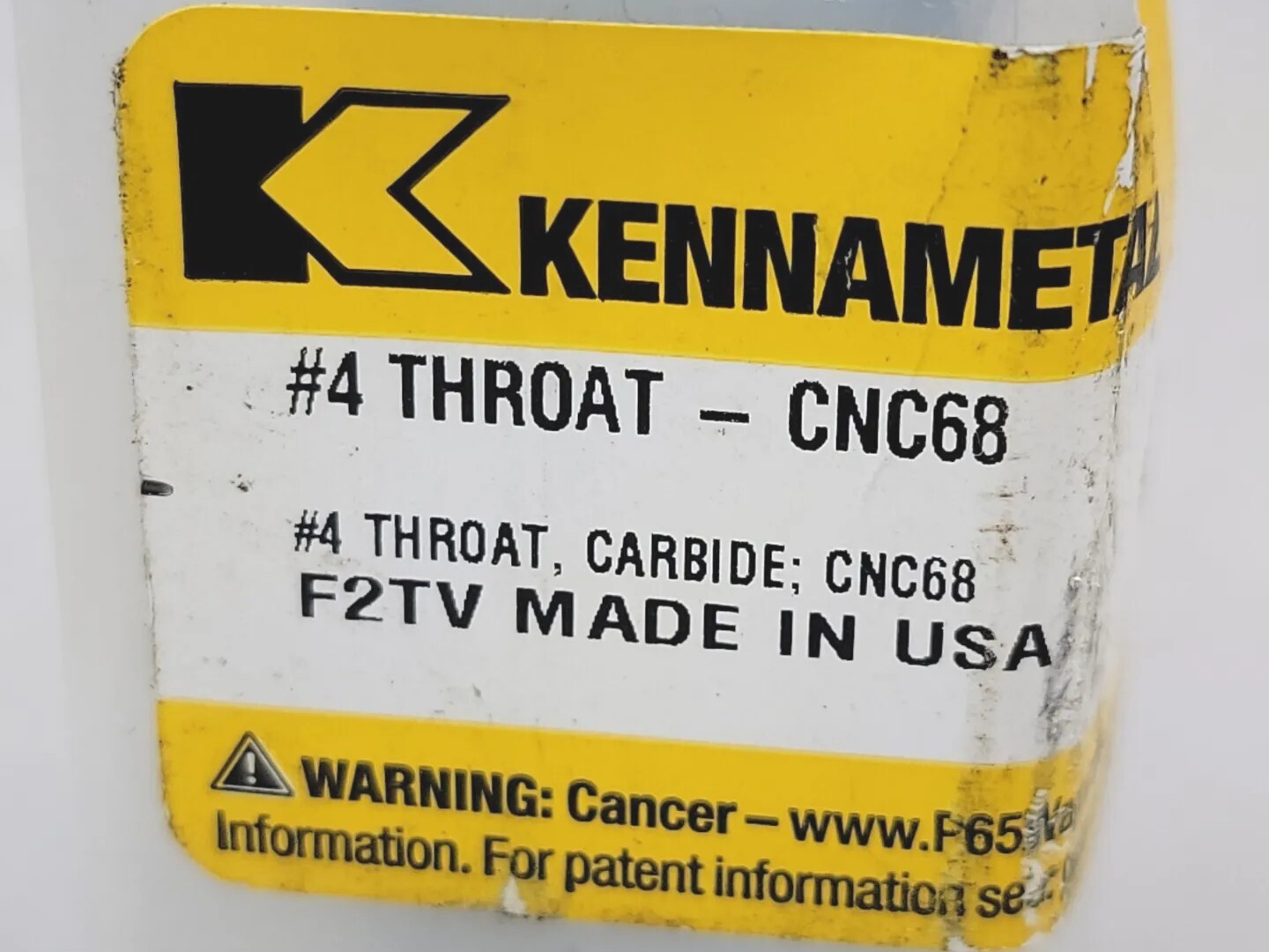 KENNAMETAL #4 THROAT - CNC68 gallery