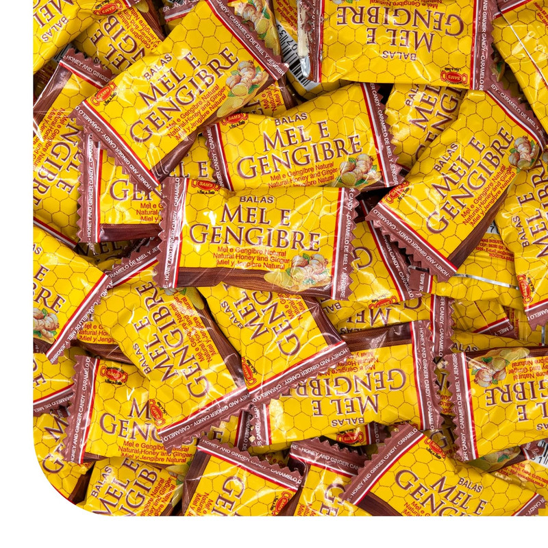 Honey Ginger Hard Candy - 2 Pound Bulk Pack (About 200 Count) - Individually gallery
