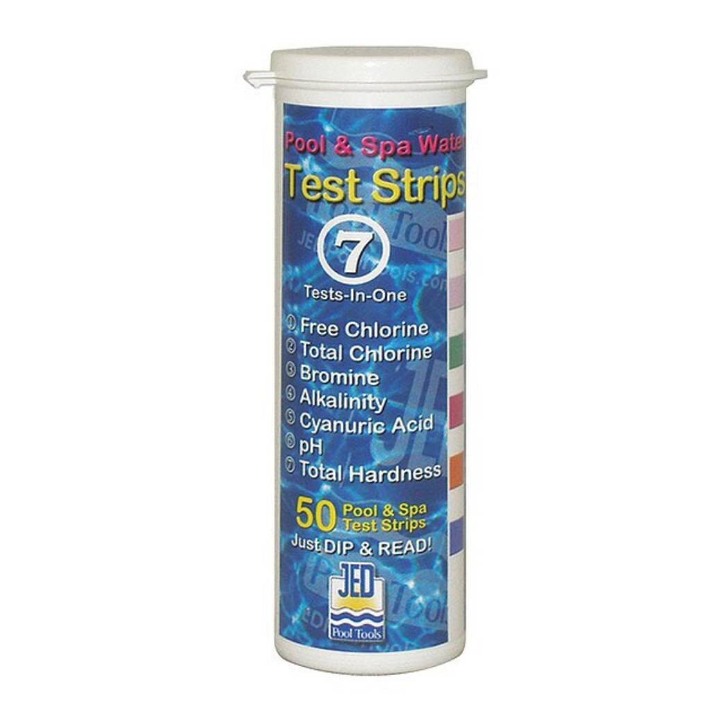 JED 00-IT492 7-Factor Water Test Strips for Swimming Pool & Spa, 50 Count gallery