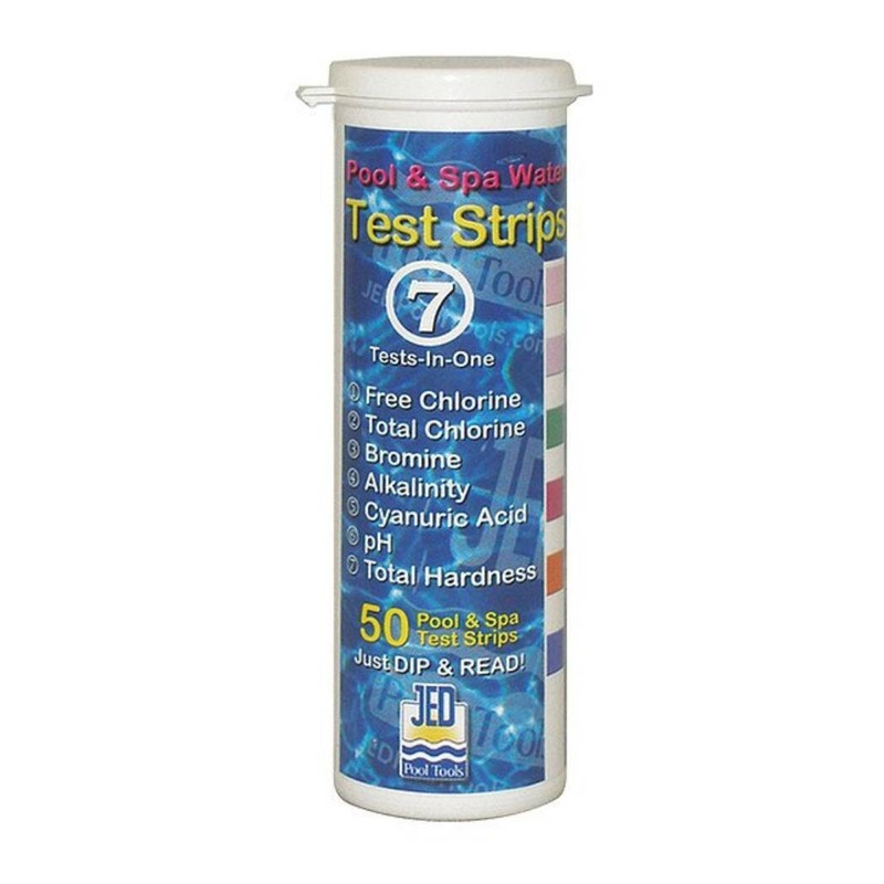 JED 00-IT492 7-Factor Water Test Strips for Swimming Pool & Spa, 50 Count gallery