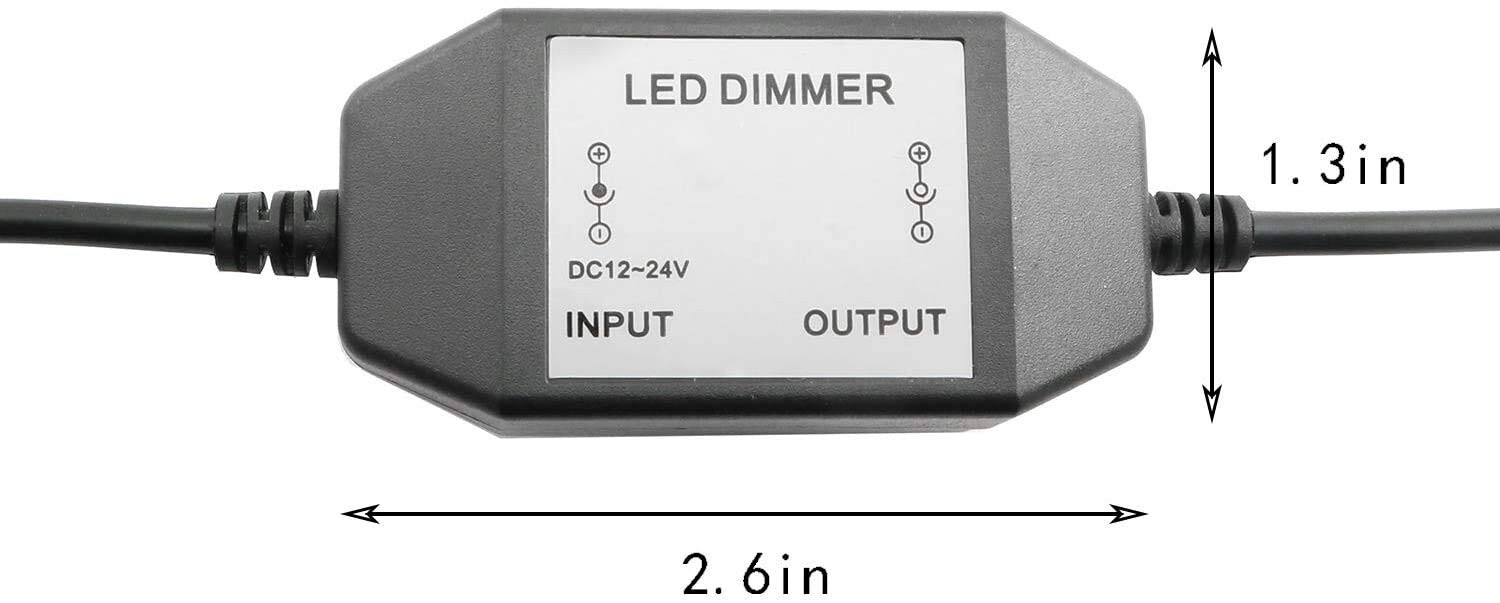 Brightness Dimmer Adjustable 12V/5A Controller for Single Color LED Strip Light gallery