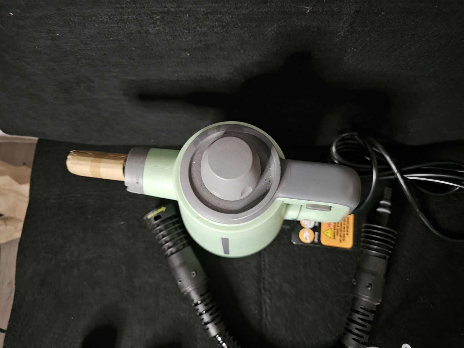 VeRosky 1300W Handheld Pressurized Multi-Surface Steam Cleaner WHL-618 Green gallery