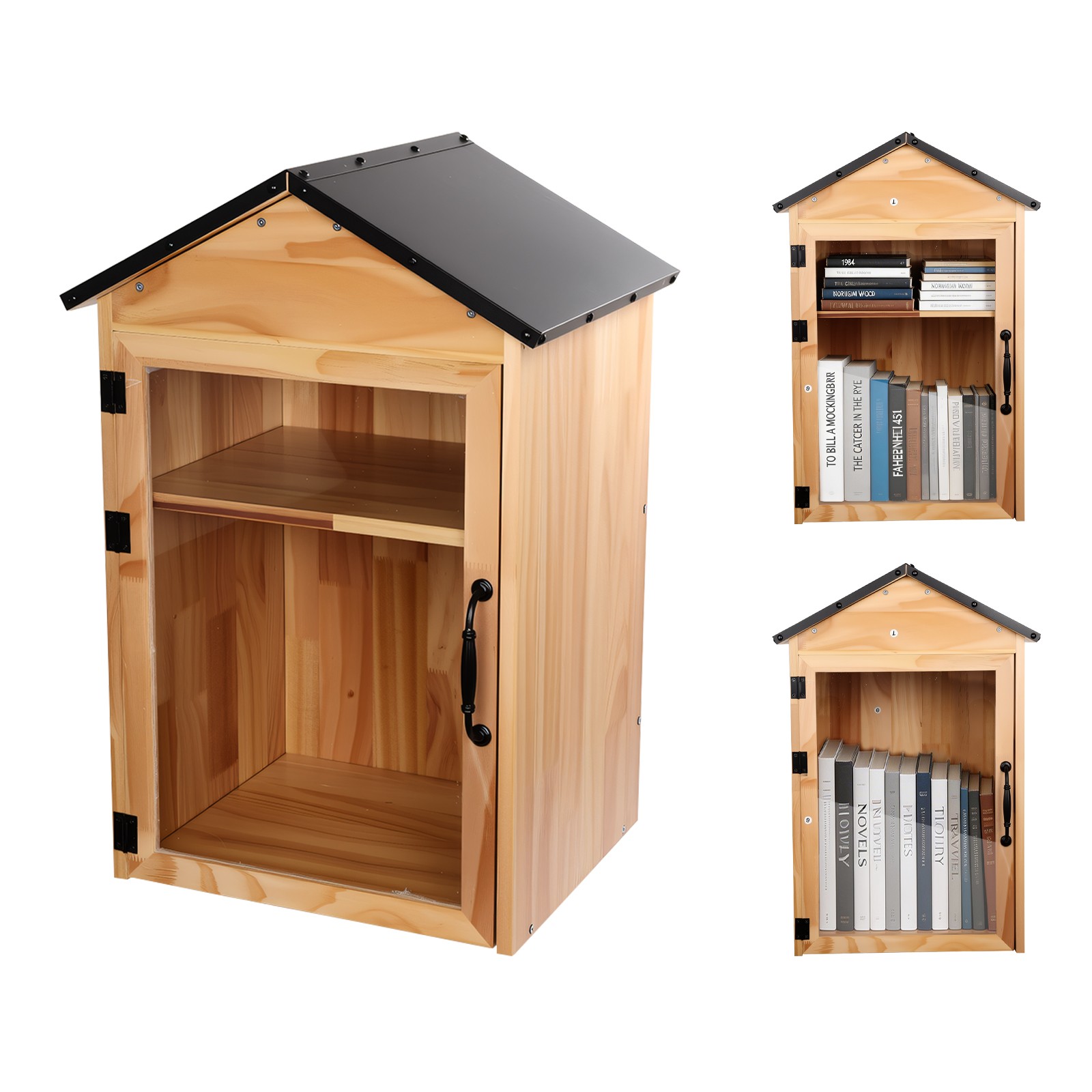 Outdoor Library Book Box, Multipurpose Little Library Box Outdoor gallery