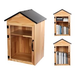 Outdoor Library Book Box, Multipurpose Little Library Box Outdoor
