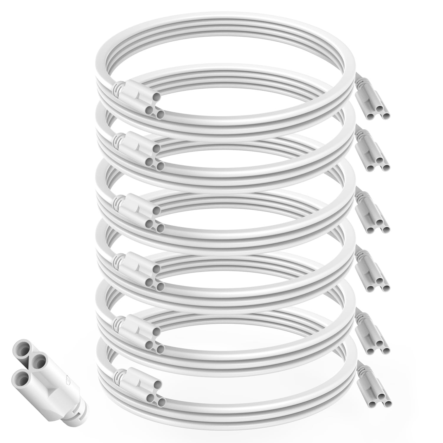 JESLED 5FT T5 T8 Extension Cords for led Shop Lights, 1.5 Meter T5 Extension ... gallery