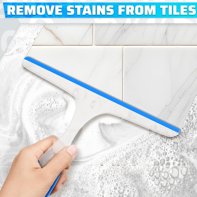 2PCS Squeegee For Shower Mirror Window Door Home Office House Cleaner Car Glass gallery
