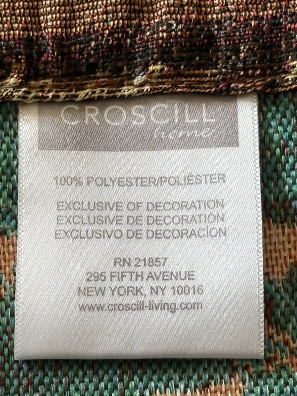 (3) Croscill Bear Mountain Unlined Tailored Valances 54x22 Inches gallery