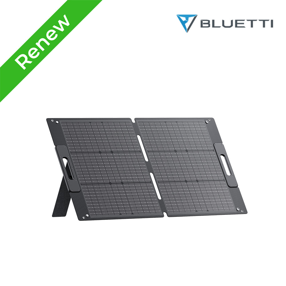BLUETTI 100W Solar Panel Foldable Portable for Power Station for Camping Trip gallery